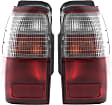 Driver and Passenger Side Halogen Tail Light, With bulb(s), OE Replacement