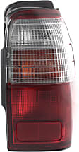 Driver and Passenger Side Halogen Tail Light, With bulb(s), OE Replacement