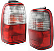 Driver and Passenger Side Halogen Tail Light, With bulb(s), OE Replacement