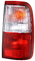 Driver and Passenger Side Halogen Tail Light, Without bulb(s), OE Replacement