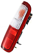 Driver and Passenger Side Halogen Tail Light, Without bulb(s), OE Replacement