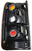 Driver and Passenger Side Halogen Tail Light, Without bulb(s), OE Replacement