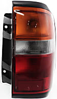 Driver and Passenger Side Halogen Tail Light, With bulb(s), OE Replacement