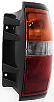 Driver and Passenger Side Halogen Tail Light, With bulb(s), OE Replacement