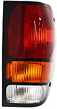 Driver and Passenger Side Halogen Tail Light, Without bulb(s), OE Replacement