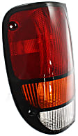 Driver and Passenger Side Halogen Tail Light, Without bulb(s), OE Replacement