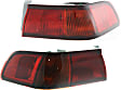 Driver and Passenger Side, Outer Tail Lights, with Bulbs, Halogen, Mounted on Body, Japan or USA Built Vehicle