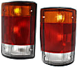 1992 Ford E-150 Econoline Base - Driver and Passenger Side Halogen Tail Light, Without bulb(s), OE Replacement