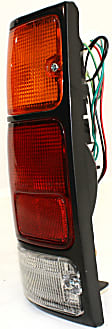 Driver and Passenger Side Halogen Tail Light, With bulb(s), OE Replacement