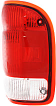 Driver and Passenger Side Halogen Tail Light, Without bulb(s), OE Replacement