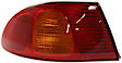 Driver and Passenger Side, Outer Tail Lights, with Bulbs, Halogen, Mounted on Quarter Panel