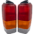 Driver and Passenger Side Halogen Tail Light, Without bulb(s), OE Replacement