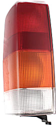 Driver and Passenger Side Halogen Tail Light, Without bulb(s), OE Replacement