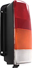 Driver and Passenger Side Halogen Tail Light, Without bulb(s), OE Replacement