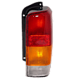 Driver and Passenger Side Halogen Tail Light, Without bulb(s), OE Replacement, CAPA Certified