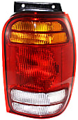 Driver and Passenger Side Halogen Tail Light, Without bulb(s), OE Replacement