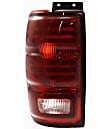 Driver and Passenger Side Halogen Tail Light, Without bulb(s), OE Replacement