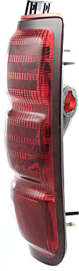 Driver and Passenger Side Halogen Tail Light, Without bulb(s), OE Replacement