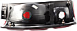 Driver and Passenger Side Halogen Tail Light, Without bulb(s), OE Replacement