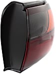 Driver and Passenger Side Halogen Tail Light, With bulb(s), OE Replacement