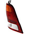 Driver and Passenger Side Halogen Tail Light, Without bulb(s), OE Replacement