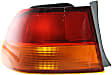 Driver and Passenger Side, Outer Halogen Tail Light, Without bulb(s), OE Replacement