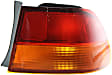 Driver and Passenger Side, Outer Halogen Tail Light, Without bulb(s), OE Replacement