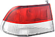 2000 Honda Civic EX - Driver and Passenger Side, Outer Halogen Tail Light, Without bulb(s), 2-Door Mounted On Body, OE Replacement, Coupe
