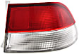 2000 Honda Civic EX - Driver and Passenger Side, Outer Halogen Tail Light, Without bulb(s), 2-Door Mounted On Body, OE Replacement, Coupe