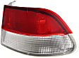2000 Honda Civic EX - Driver and Passenger Side, Outer Halogen Tail Light, Without bulb(s), 2-Door Mounted On Body, OE Replacement, Coupe