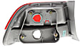 2000 Honda Civic EX - Driver and Passenger Side, Outer Halogen Tail Light, Without bulb(s), 2-Door Mounted On Body, OE Replacement, Coupe