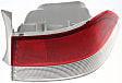 2000 Honda Civic EX - Driver and Passenger Side, Outer Halogen Tail Light, Without bulb(s), 2-Door Mounted On Body, OE Replacement, Coupe