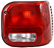 Driver and Passenger Side Halogen Tail Light, Without bulb(s), OE Replacement