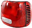 Driver and Passenger Side Halogen Tail Light, Without bulb(s), OE Replacement