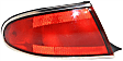 Driver and Passenger Side Halogen Tail Light, Without bulb(s), OE Replacement