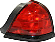 Driver and Passenger Side Halogen Tail Light, Without bulb(s), OE Replacement