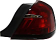Driver and Passenger Side Halogen Tail Light, Without bulb(s), OE Replacement