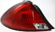 Driver and Passenger Side Halogen Tail Light, Without bulb(s), OE Replacement
