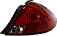 Driver and Passenger Side Halogen Tail Light, Without bulb(s), OE Replacement