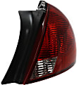 Driver and Passenger Side Halogen Tail Light, Without bulb(s), OE Replacement