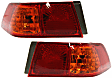Driver and Passenger Side Tail Lights, with Bulbs, Halogen, Japan or USA Built Vehicle (FKI and NAL Brand)
