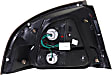 2001 Nissan Sentra - Driver and Passenger Side Halogen Tail Light, With bulb(s), OE Replacement