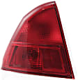 Driver and Passenger Side, Outer Halogen Tail Light, With bulb(s), OE Replacement