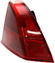 Driver and Passenger Side, Outer Halogen Tail Light, With bulb(s), OE Replacement