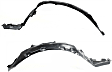 Front, Driver and Passenger Side, Fender Liner