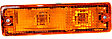 Front, Driver and Passenger Side Turn Signal Light, With bulb(s)