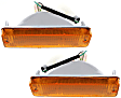 Front, Driver and Passenger Side Turn Signal Light, With bulb(s)
