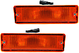 Front, Driver and Passenger Side Turn Signal Light, With bulb(s)