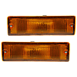 Front, Driver and Passenger Side Turn Signal Light, With bulb(s)