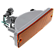 Front, Driver and Passenger Side Turn Signal Light, With bulb(s)